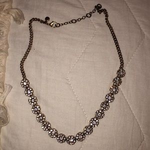 J. Crew flower statement necklace